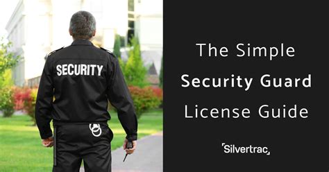 Security guards may now apply for licenses online .